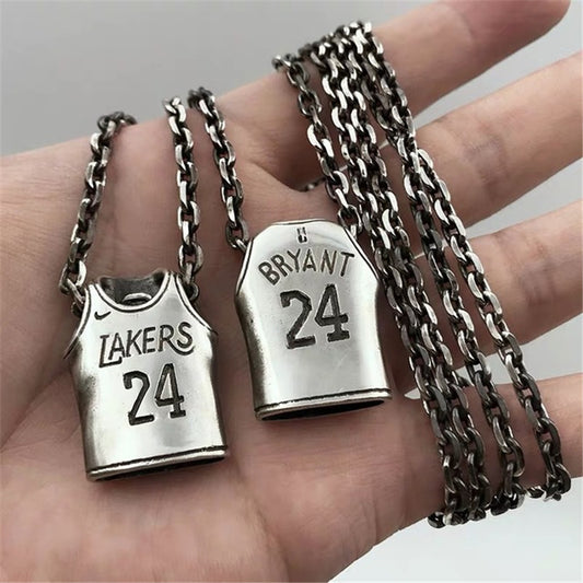 Kobe Basketball Star Jersey Pendant Necklace.