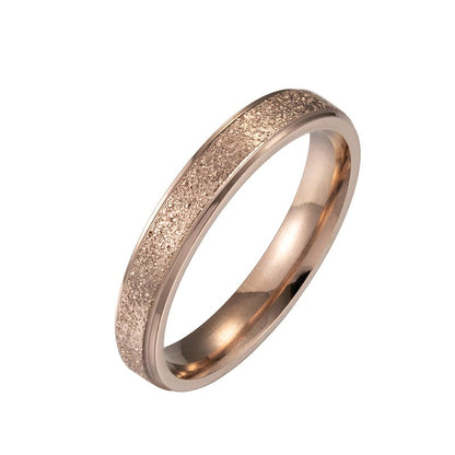 Solid Women's Simple Ring.