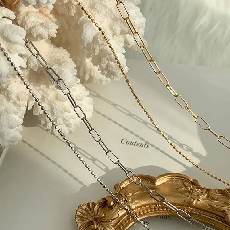 Multilayer Design Clavicle Necklace