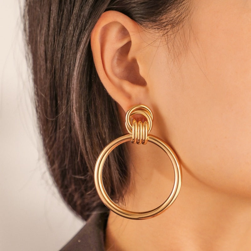 Women's Geometric Elegant Hoop Earrings