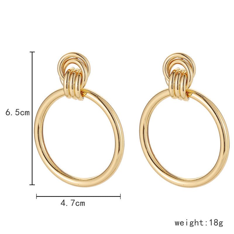 Women's Geometric Elegant Hoop Earrings